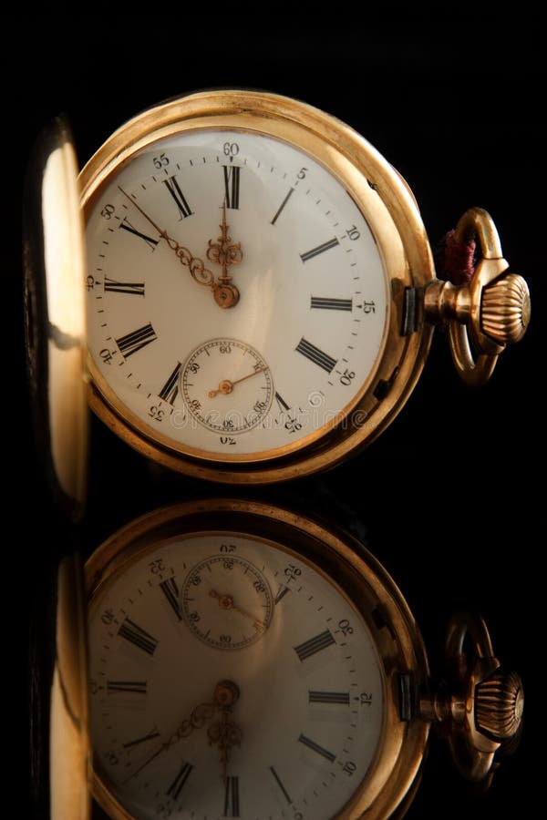 Old golden watch