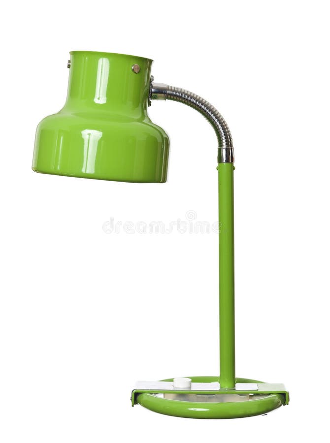 Old green lamp stock photo. Image of time, green, push 12253056