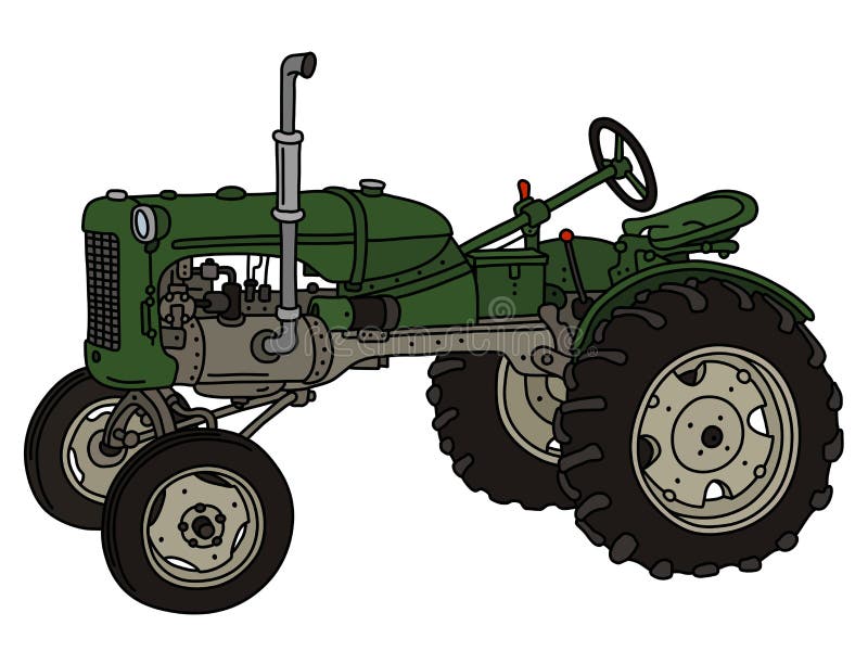 Green Tractor Stock Illustrations 10,185 Green Tractor Stock