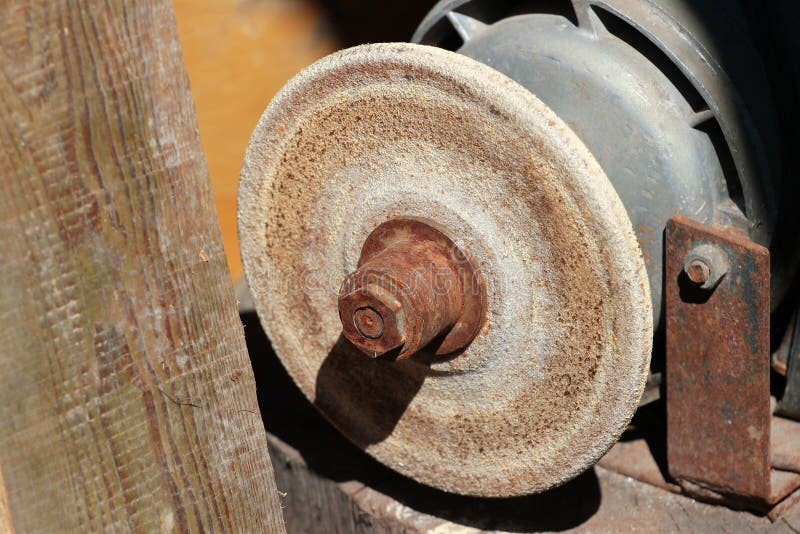 Old Grinding Wheel stock image. Image of historic, objects 5646793