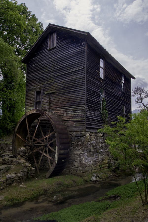 An old Grist Mill barn in the Smoky Mountains
