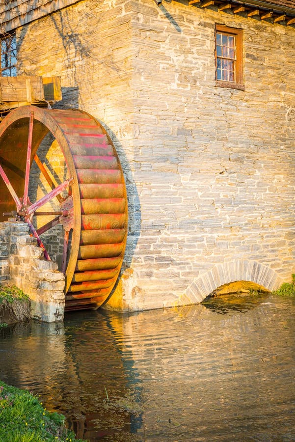 Old Grist Mill stock image. Image of grist, windows, sunset 41271121