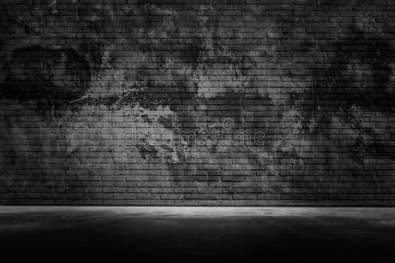 Old grunge dark wall with light black gray cement wall floor texture background A Lot of Space for Text Composition art image royalty free stock images