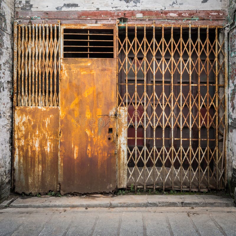 Old Grunge Iron Gate