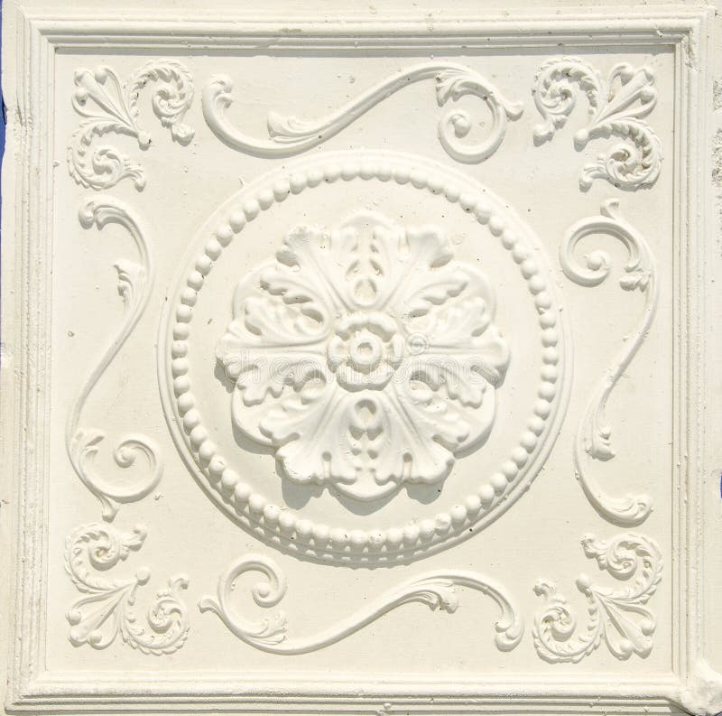 Old gypsum tracery background