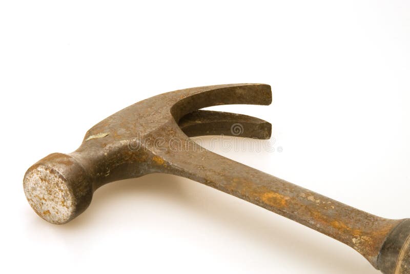 Old Hammer stock image. Image of prybar, metal, hammer 6725733