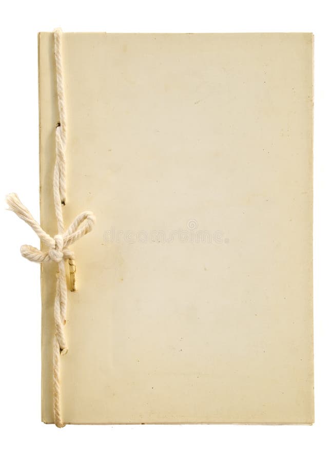 Old handmade notebook