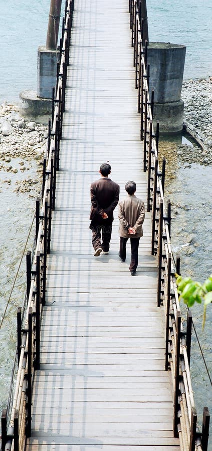 Old hanging bridge