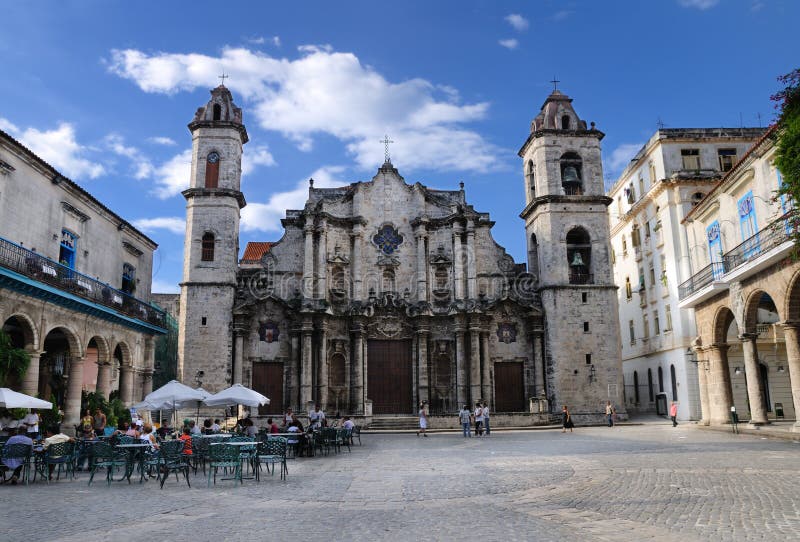 Old havana Cathedral building, october 2008.