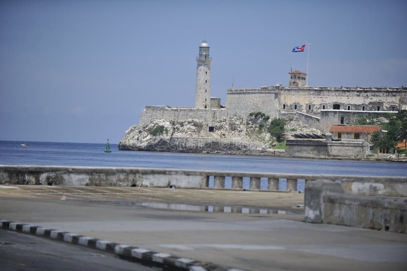 View Of The Spanish Castles Of La Cabana And El Morro Facing The City Of  Havana In Cuba Stock Photo, Picture and Royalty Free Image. Image 27298902.