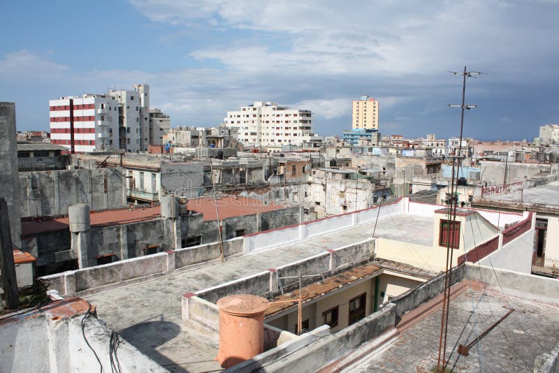 Old Havana view from a high roof (II)