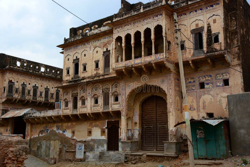 Old haveli. Mandawa. Rajasthan. India