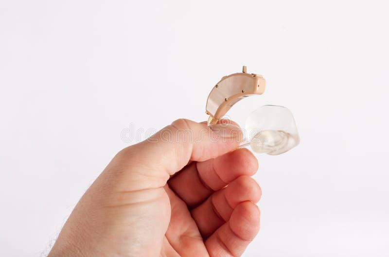 Old hearing aid stock photo. Image of medical, accessory 68129140