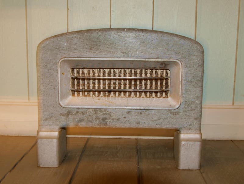 old heater in living room
