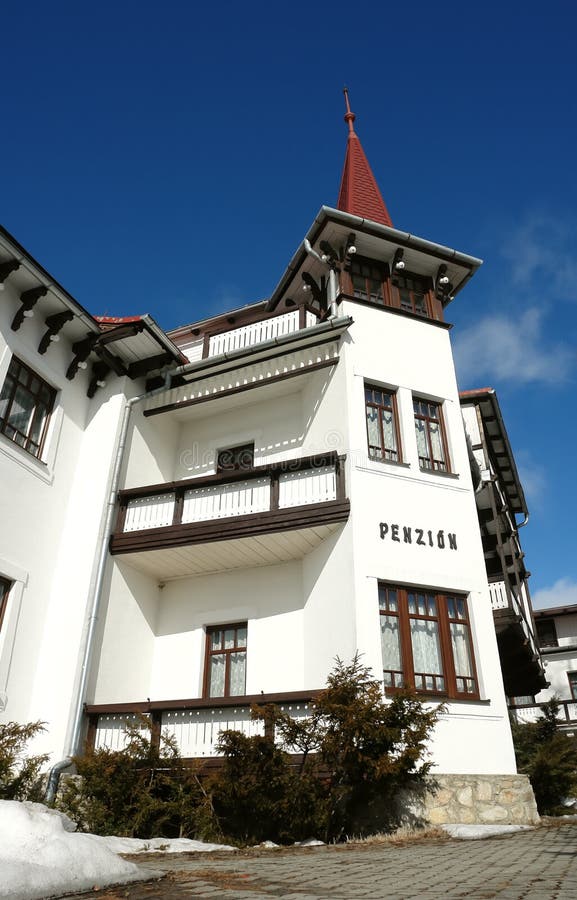 Old hotel in High Tatras.