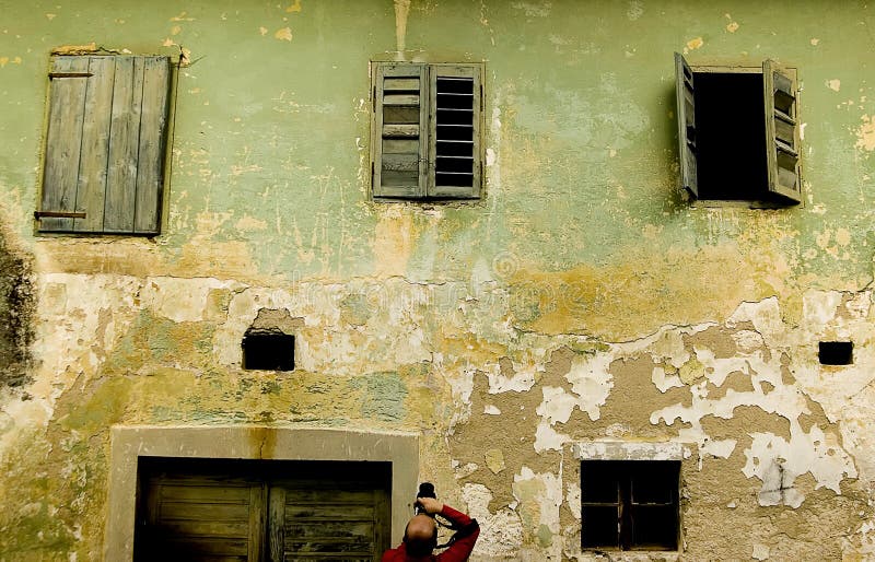 Old house with 3 windows