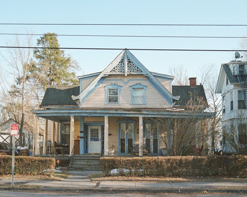An Old House in Kingston, New York Stock Photo Image of city, 35mm