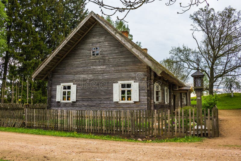 Old house, Lithuania stock photo. Image of artistic, wall 40522850