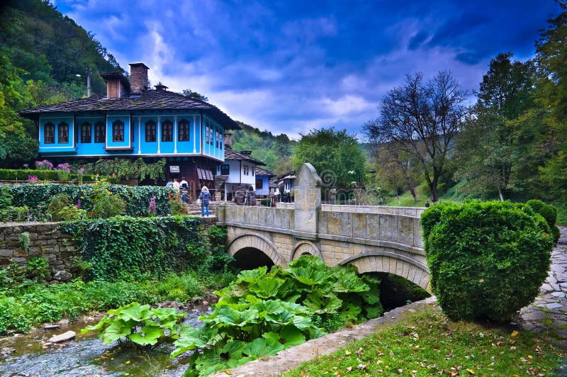 Old Houses in ethnographic complex Etara, Bulgaria