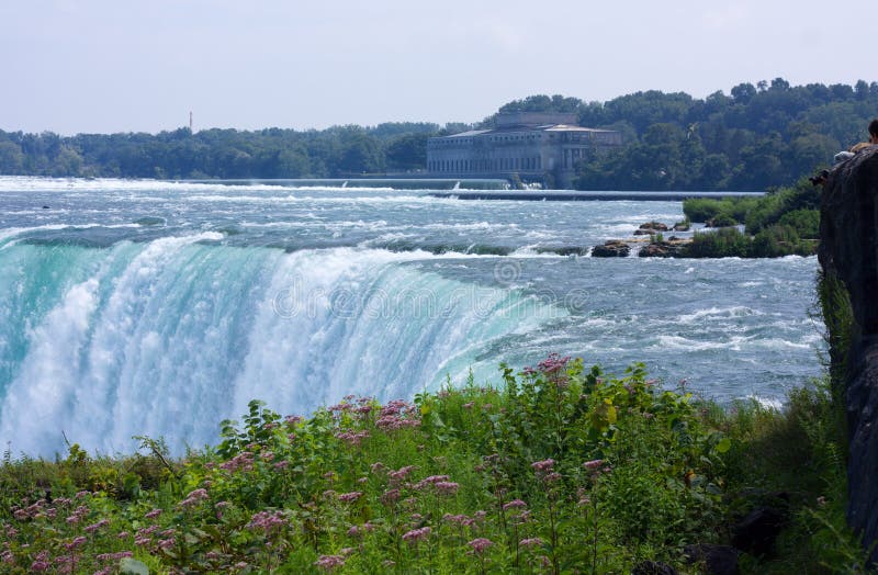 Old hydro power station on Niagara Falls