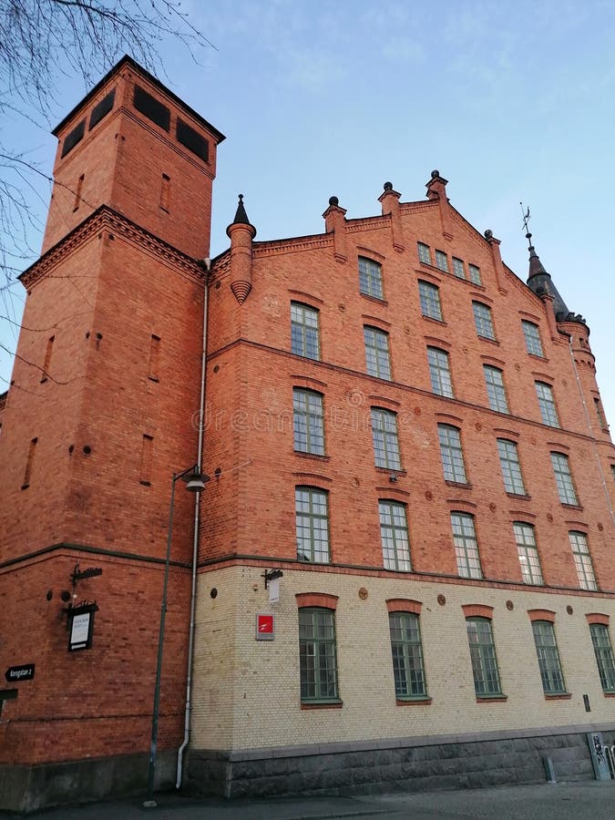 Old industrial building in the city Norrköping