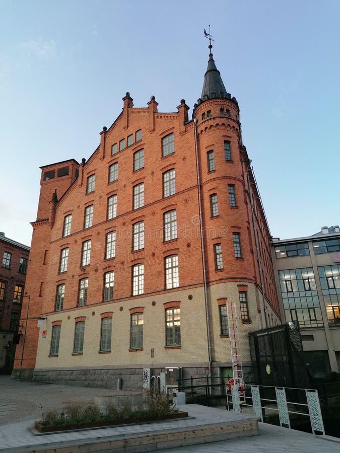 Old industrial building in the city Norrköping