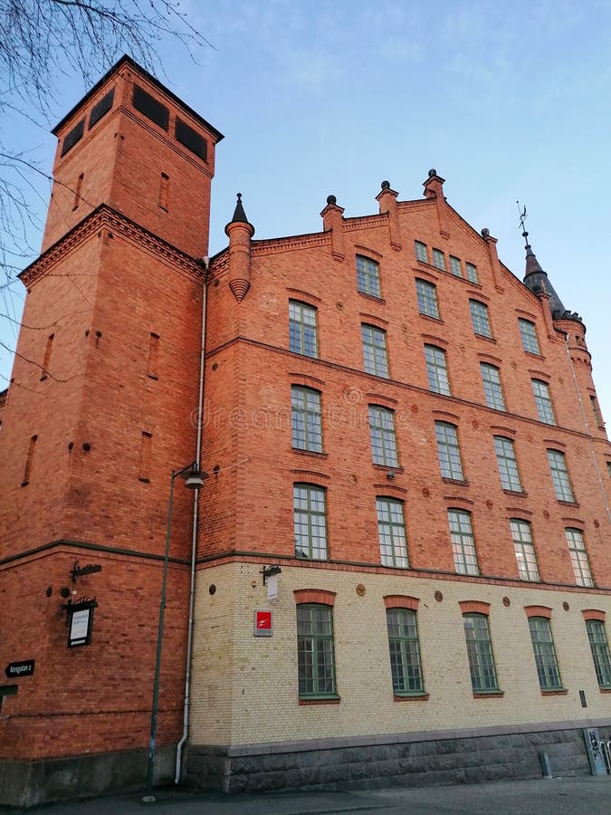 Old industrial building in the city of Norrköping