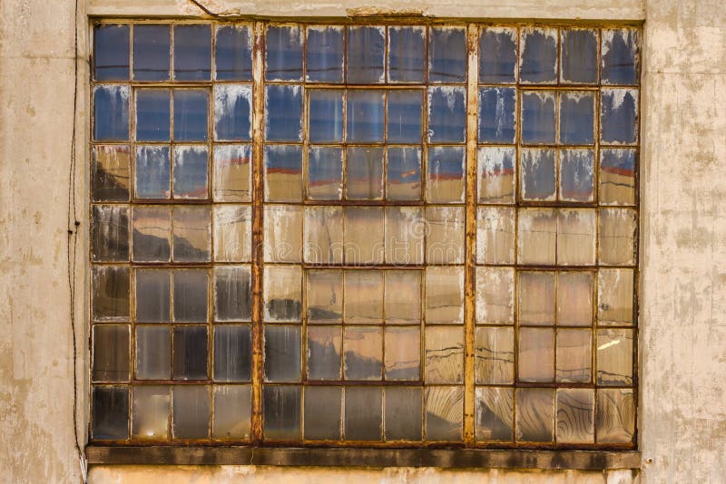 Old Industrial Window stock image. Image of backgrounds 75510025