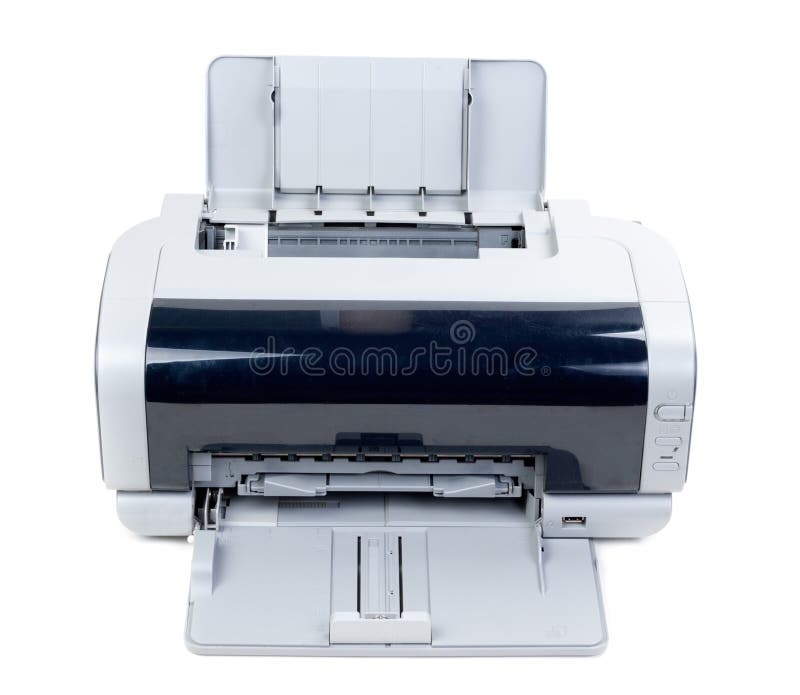 Old inkjet printer royalty free stock photography