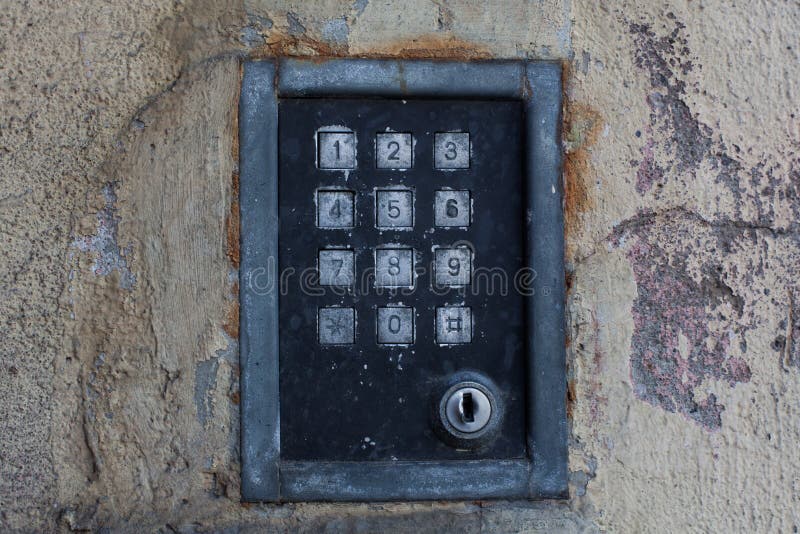 Old intercom metal