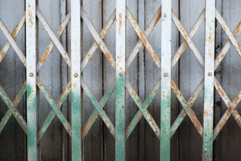 Closeup Old Iron Door Texture Background Stock Photo Image of