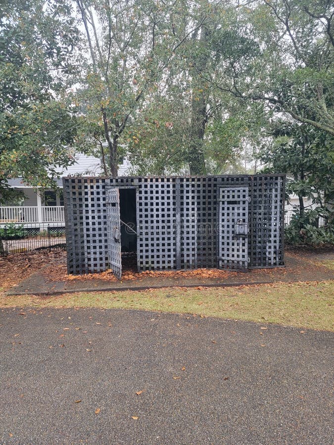 The Old Jail in Ocean Springs, MS Stock Photo Image of iron
