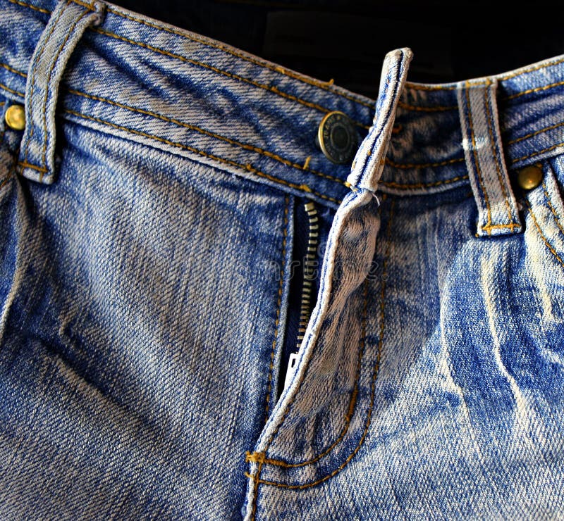 Texture of old fashioned jeans. Button clasp stock images, royalty-free photos and pictures