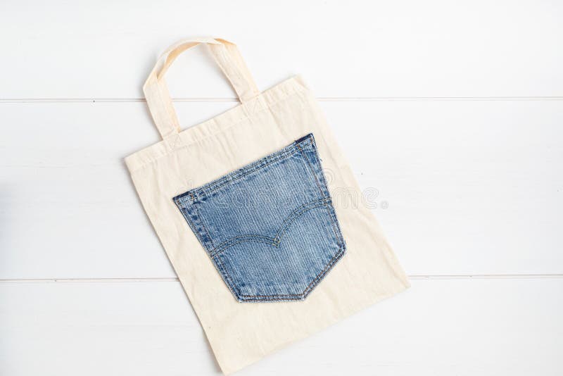 Eco Friendly Denim Fringe Upcycled Old Navy Blue Jeans Crossbody Bag Floral Fabric 