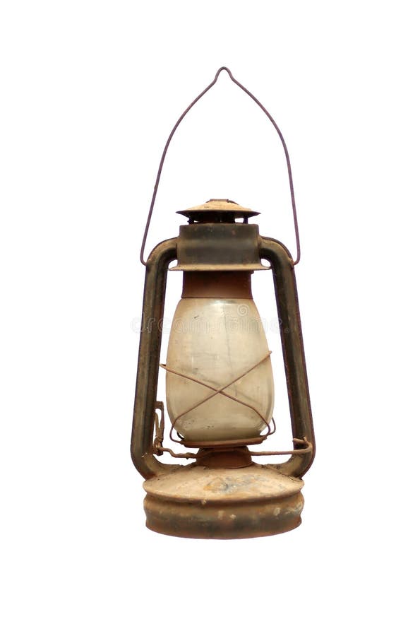 Old kerosene lamp