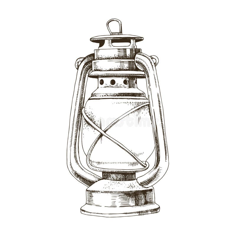 Lantern stock vector. Illustration of lantern, electric - 18364209