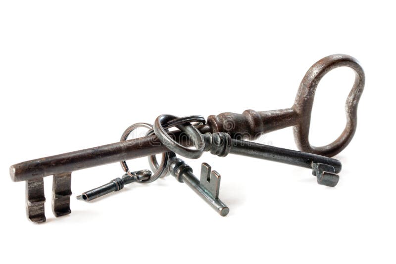 Old key stock image