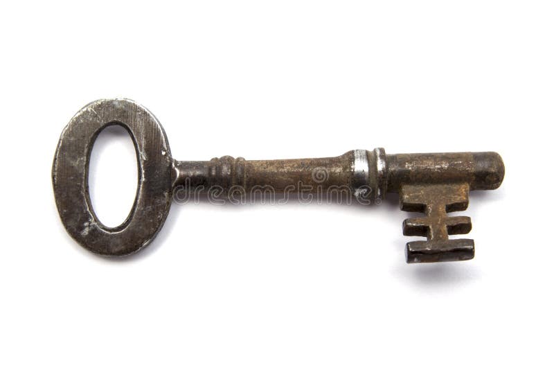 Old key royalty free stock photography