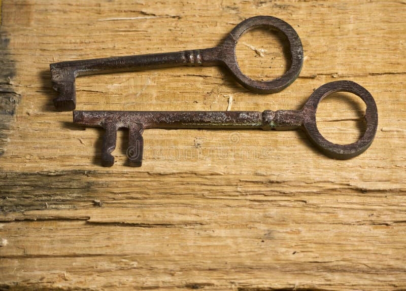 Antique keys stock photo. Image of clue, home, keyring 2417322