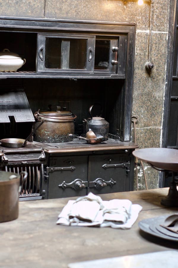 Old kitchen in England stock photo. Image of living 130707706