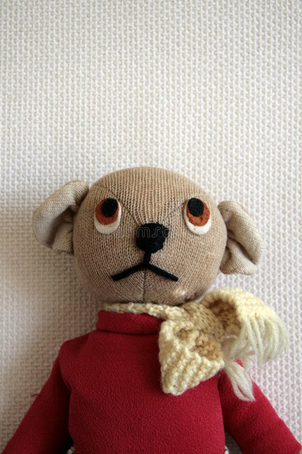 Old knitted toy