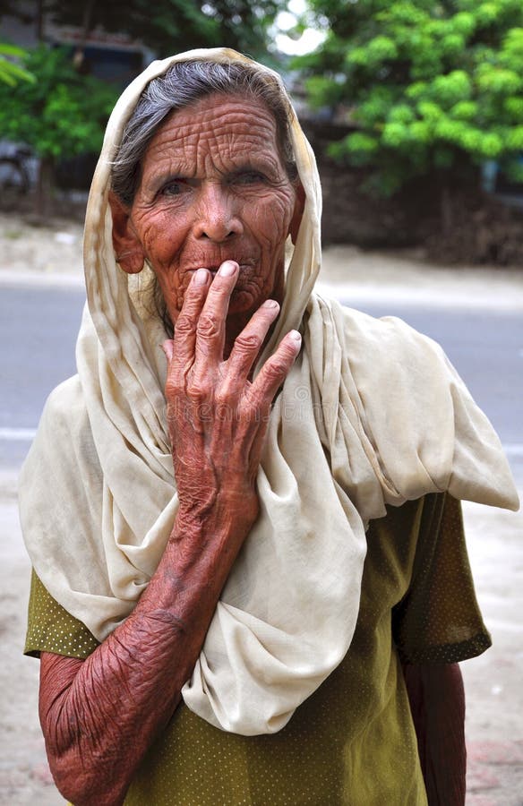 Old lady stock image. Image of indian, woman, hand, expressions - 20955507