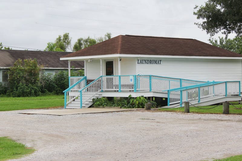 Laundromat Building in Louisiana Stock Photo Image of galliano