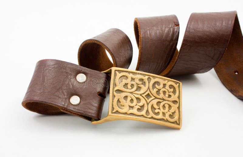 Old leather belt stock photo. Image of dirty, clothing 16125570