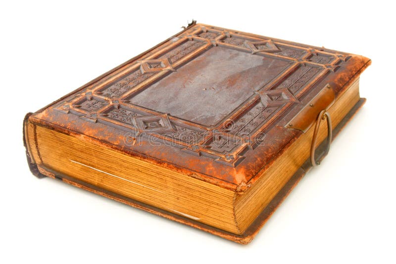 Old leather bound book