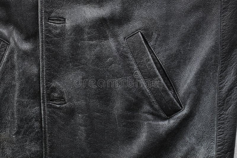 old leather jacket