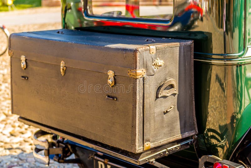Suitcase Luggage Rack Vintage Car Photos Free Royalty Free Stock Photos From Dreamstime