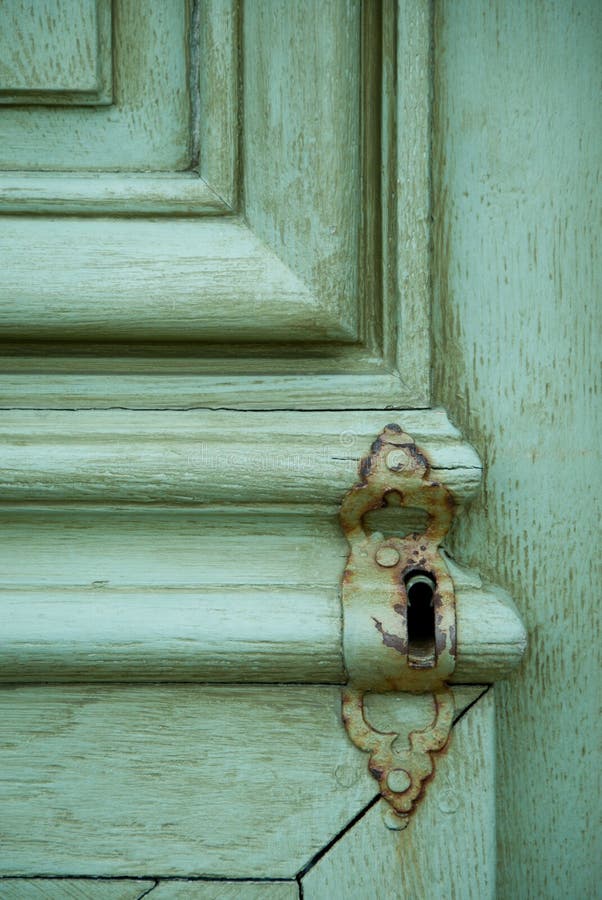 Old Locked Door stock photo. Image of building, house 14761302