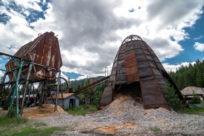 Old Lumber Yard stock photo. Image of idaho, architecture 194072414