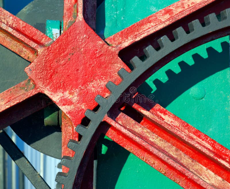 Old machinery royalty free stock photography